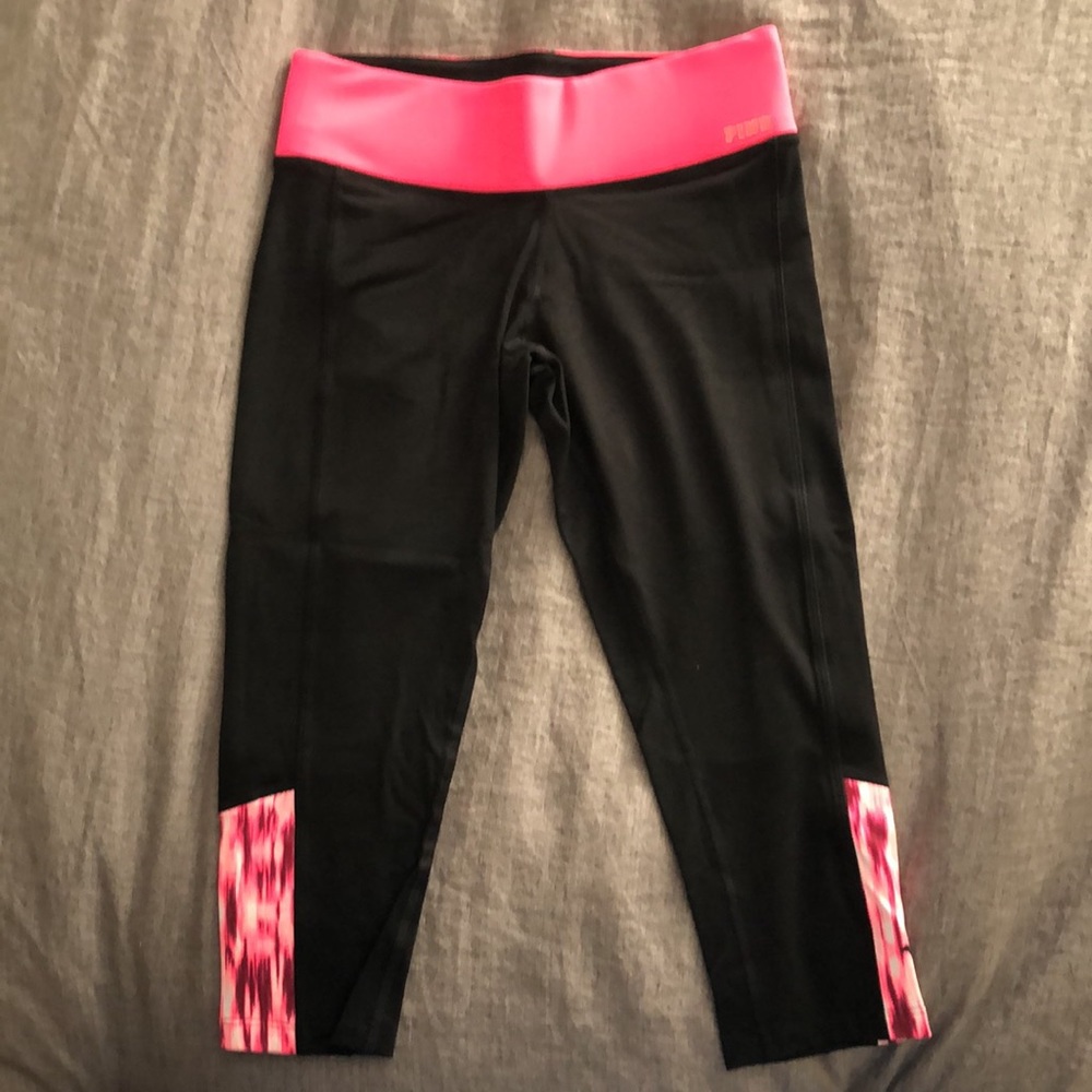 Pink Crop Yoga Pants